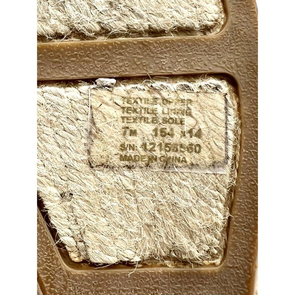 Tory Burch Shoes Women Size 7m Canvas Printed Espadrilles Slip On - Picture 7 of 7